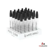 White Rhino Quartz Dab Straws (Assorted Styles) *Display of 25*