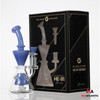 Glass House 7.5in Two-Toned Hourglass Rig Waterpipe [Model # HE-091]