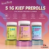 Mellow Fellow LR THCA Keif 1g Pre-Rolls (5 Pre-Rolls Per Jar) *Display of 6*