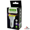 [KCDS] 5 Volt 2.1 Amp 2 Port USB Light Up Car Charger *Case of 24*