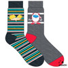 [KCDS] Nickelodeon Mens Crew Socks (2 Pairs Per Pack) *Case of 18*