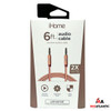 [KCDS] iHome 6ft Braided Audio Aux Cable *Case of 32*