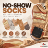 [KCDS] Brown Dune Women's No Show Socks (5 Pairs Per Pack) *Case of 18*