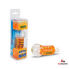 Ooze Freezable Cryo Glycerin Glass Bowl Hand Pipe - Orange