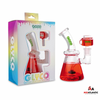 Ooze 6.5in. Glyco Glycerin Chilled Glass Water Pipe - Scarlet