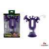 Ooze 7in. Trip Silicone & Glass Combo Water Pipe - Purple