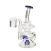 Ooze Rip Tide Mini Recycler Dab Rig Kit w/ Dabber