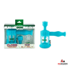 Ooze Clobb Water Pipe & Nectar Collector Kit - Aqua Teal