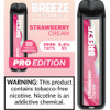 Breeze Smoke Pro 2000 Puffs 50mg TFN 6mL Disposables w/ Mesh Coil *Display of 10*
