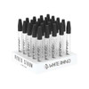 White Rhino Ceramic Dab Straw with Silicone Cap *25 Count Display*