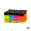 Clipper Lighter CP22 Classic Mini Size Lighters Assorted Colors Mix Display of 48 - Solid Fluo
