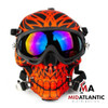 Skull Gas Mask w/ Acrylic Water Pipe Attachment *Sold as Singles*