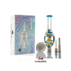 MK100 Glycerin Glass Honey Straw Freezable Nectar Collector Kit - Teal