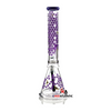 MK100 9mm Double Base Bee Beaker 17in. Water Pipe - Purple
