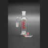 Spiral Downstem Design 14mm Male 90 Degree Ash Catcher [ACH-019] - Red