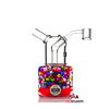 Inex (American Made) 3005 6.5in. Dab Rig w/ Banger - Skull Red