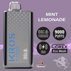 KROS Wireless 9000 Puffs 50mg 17mL Disposables w/ Screen, Wireless Charging, & Corex Mesh Coil *Display of 10* KROS Wireless 9000 Puffs 50mg 17mL Disposables w/ Screen, Wireless Charging, & Corex Mesh Coil *Display of 10*