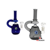 Center Marble Beaker w/ Handle & Flower Pendant Water Pipe (Assorted Colors)