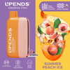 UPENDS Mirror Pro 12,000 Puffs 50mg 20mL Disposables *Display of 10* -  Summer Peach Ice UPENDS Mirror Pro 12,000 Puffs 50mg 20mL Disposables *Display of 10* -  Summer Peach Ice