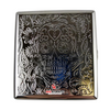 Cig Box w/ Card Grinder - Heart Lock Skull (Silver)