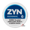ZYN Nicotine Pouches (15 Pouches Per Can) *Display of 5 Cans* - Peppermint 6mg