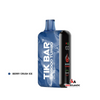 TIK Bar TB18000 Turbo 18K Puff 50mg 18mL Disposables *Display of 5* - Berry Crush