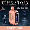 True Story 20K Puffs 50mg 20mL Disposables *Display of 5* - Peachy Heart
 True Story 20K Puffs 50mg 20mL Disposables *Display of 5* - Peachy Heart