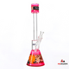 Inex Imagine Series Center Piece Beaker Waterpipe - Ocean Pink