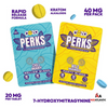 DOZO Perks 7-Hydroxymitragynine 40mg Kratom Tablets (2 Tablets Per Pack) Display of 10