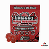 Chapo Disco Magic Mushroom Gummies (8 Gummies Per Pouch) *Display of 6* - Raspberry Whirl