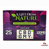 AGFN A Gift From Nature 100mg Gummies - Gorilla Grape (Hybrid / CBD Series