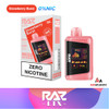 Raz LTX 25k Puffs 0mg (ZERO NIC) 16mL Disposables *Display of 5* - Strawberry Burst