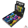 Eyce 4in Silicone Spoons w/ Hidden Stash Jar & Poker *Display 10*