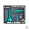 Eyce Colorway Platinum Cured Silicone Water Pipe Enthusiast Box Set *Sold As Singles* - Everglade / Teal & Black (Design F)
