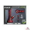 Eyce Colorway Platinum Cured Silicone Water Pipe Enthusiast Box Set *Sold As Singles* - Lucifer Red (Desgin C)