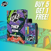 Koka 10000mg THCP 10g Disposables *Display of 5* [End of Year Sale: Buy 5 Get 1 Free] 