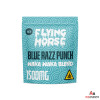 Flying Horse Waka Waka 1500mg D8 Blend Gummies (1 Gummy Per Pouch) *Dispenser Display of 60 Pouches* - Blue Razz Punch