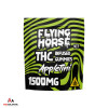 Flying Horse THC 1500mg D9 + HHC Infused Gummies (1 Gummy Per Pouch) *Dispenser Display of 60 Pouches* - Appletini

