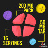 Dozo Perks 7 Hydroxy 200mg Kratom Tablets (4 Tablets Per Pack) *Display of 10*