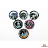 Collector Edition High Quality Glass Ashtrays (Assorted Designs) [CAT84] - Astronauts (Design 18)

