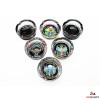 Collector Edition High Quality Glass Ashtrays (Assorted Designs) [CAT84] - Skulls (Design 17)
