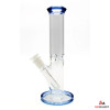 9in 4mm Straight Glass Waterpipe [WCG-4S09D] - Blue