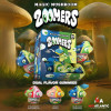 Zoomers DUO Flavors Magic Mushroom Gummies (1 Gummy Per Pack) *Dispenser Display of 30*