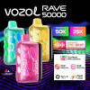 Vozol Rave 50K Puffs 50mg 20mL Disposables w/ Beat Sensing Display *Display of 5* Vozol Rave 50K Puffs 50mg 20mL Disposables w/ Beat Sensing Display *Display of 5*