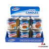 Sweet Tooth 14oz. Triple Wick Candles Counter Top Display *Fully Stocked w/ 9 Candles*