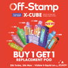 Lost Mary Off-Stamp X-Cube Crystal 35k Puffs 50mg 19mL Pod Disposables (Full Kit) *Display of 5* [Buy 1 Get 1x 18mL Pod Display Free]