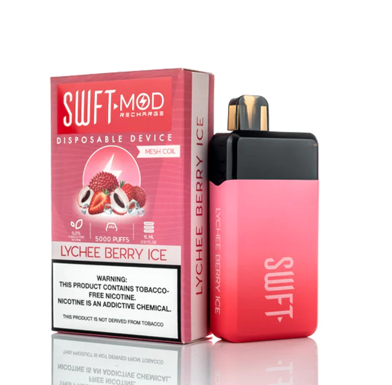 Swft Mod 5000 Puff Rechargeable Disposable 15ml Tfn Mid Atlantic Distribution