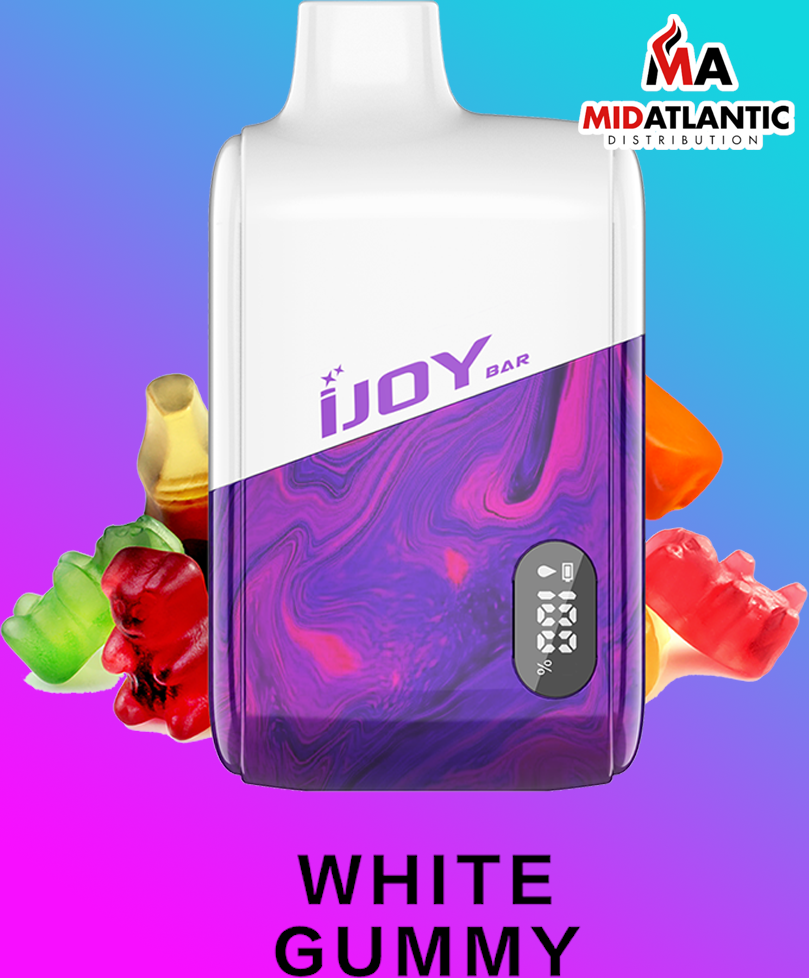 iJoy Bar IC8000 18mL 8000 Puffs Rechargeable Disposable *Display of 5