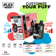 Juice Head iFlex 50K 50mg Metatine 18.7mL Disposables *Display of 5*