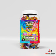 Flying Horse Double Stacked 200000mg 2-in-1 D9 Gummies (1 Gummy Per Pack) *80ct Jar*